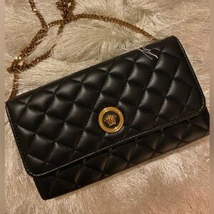 Versace Quilt Chain Purse EUC